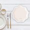 4 Count Pink Disposable Dessert Paper Plates for Baby Shower Tea Party Events Supplies 7 Inch